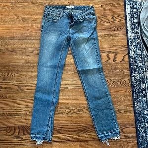 Free people jeans size 26 low rise